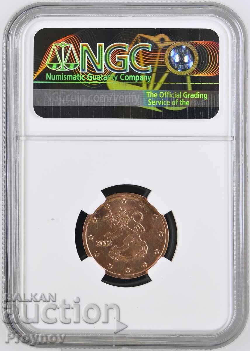 5C - 2002 Finland Mint Error - 5 5C - 2002 Finland Mint Error - 5