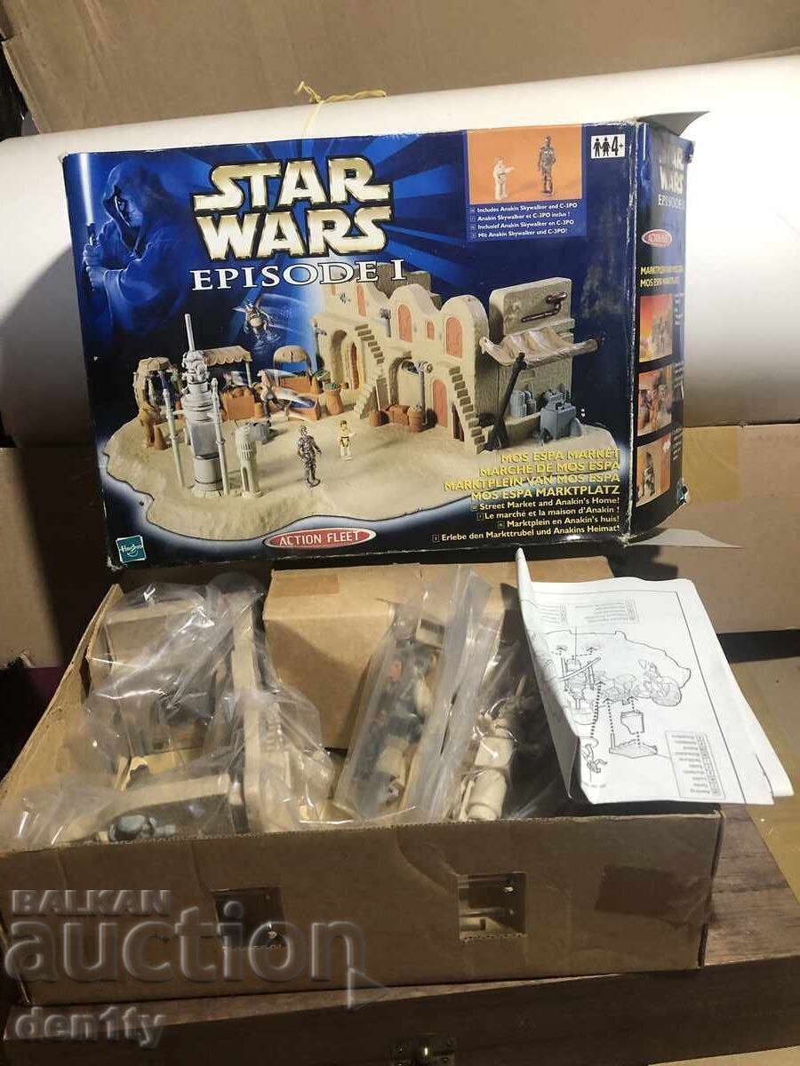 Диорама сцена и мини фигурки от Междузвездни войни - Mos Esp