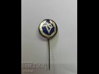 Enamelled German Police Merit Badge, 1947