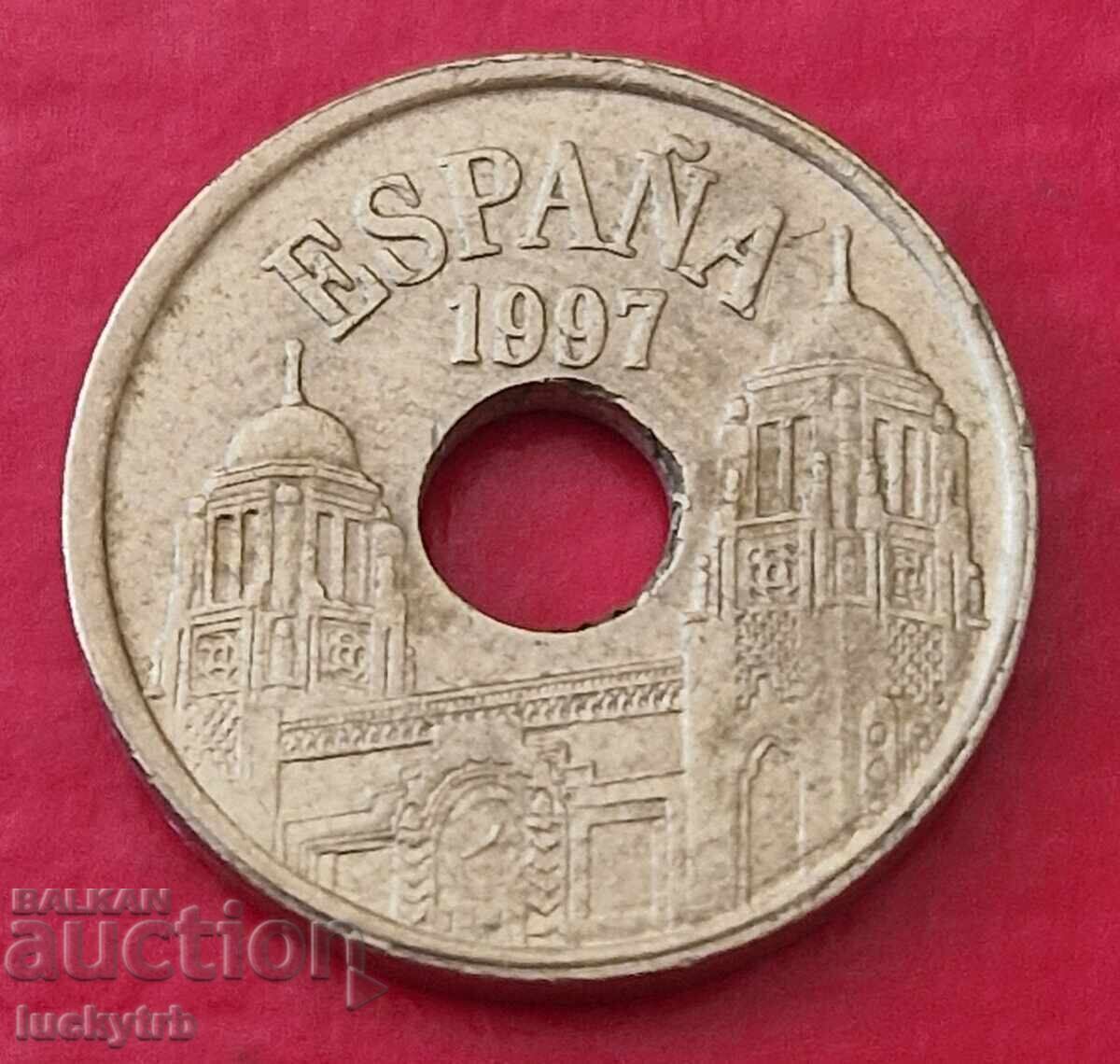 25 песети 1997 - Испания - Мелиля с цена € 0.50 | 0.98 лв. 25 песети 1997 - Испания - Мелиля с цена € 0.50 | 0.98 лв.