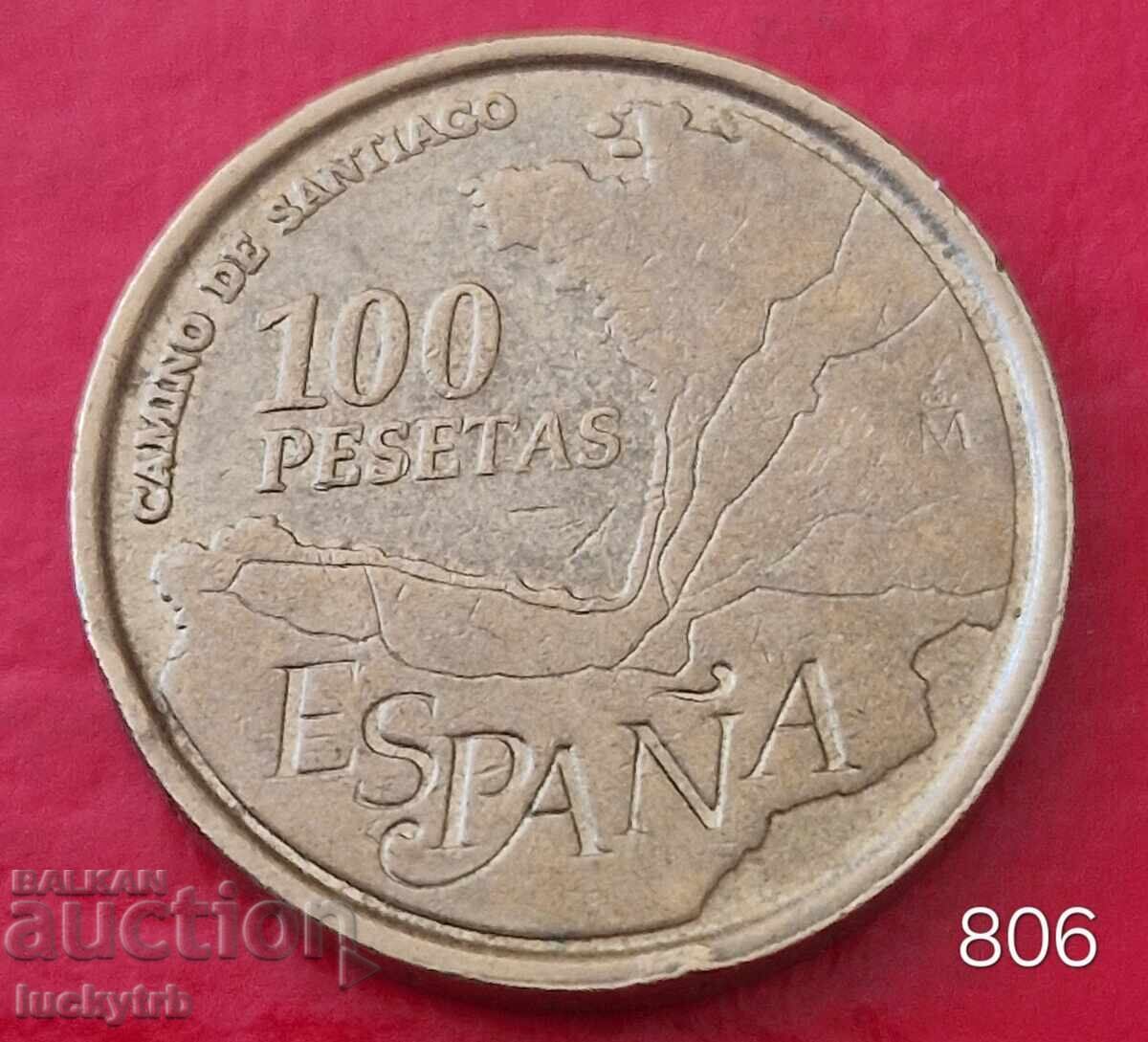 100 Pesetas 1993 - Spain - The Way of Saint James