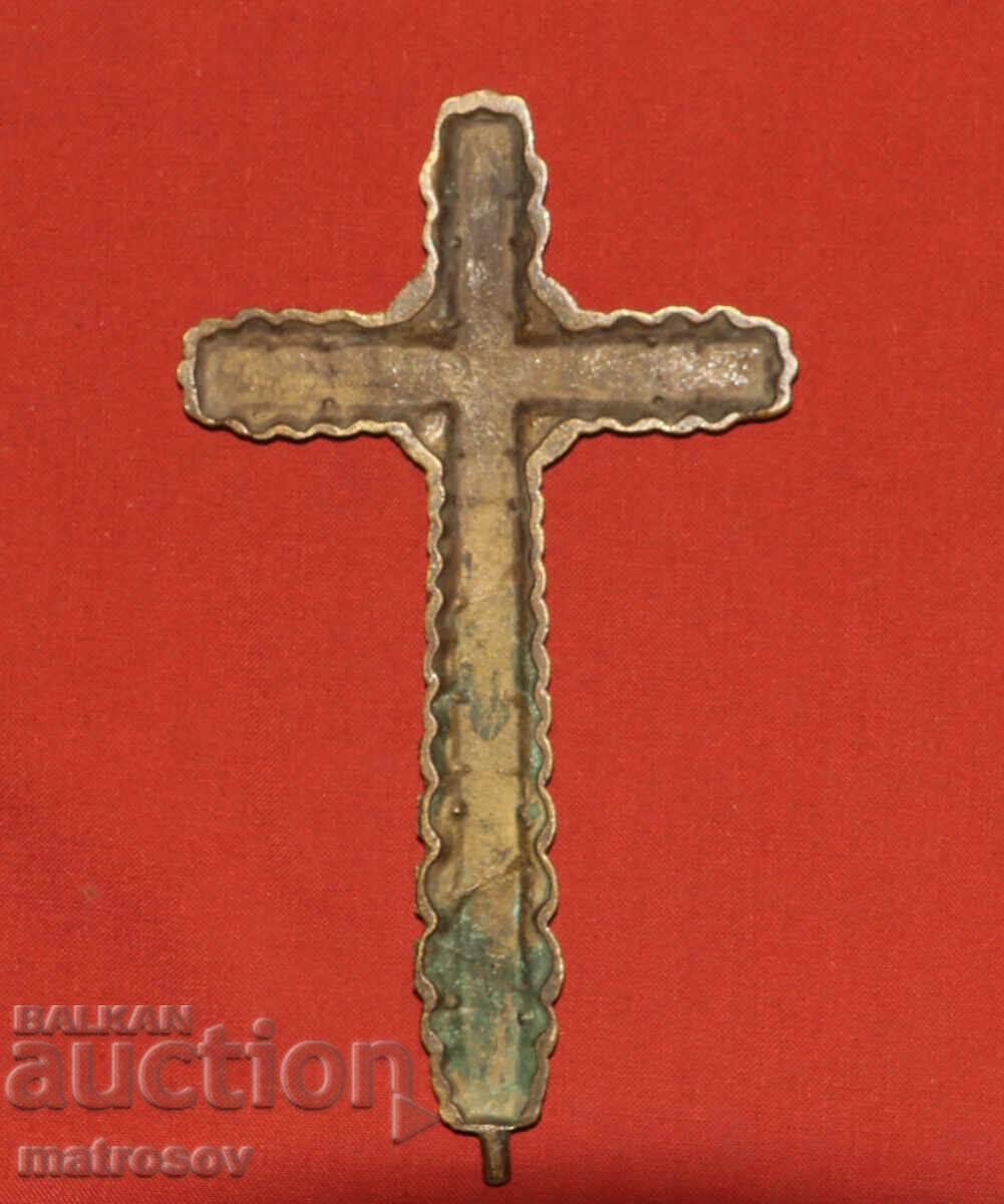 Old bronze crucifix - 5