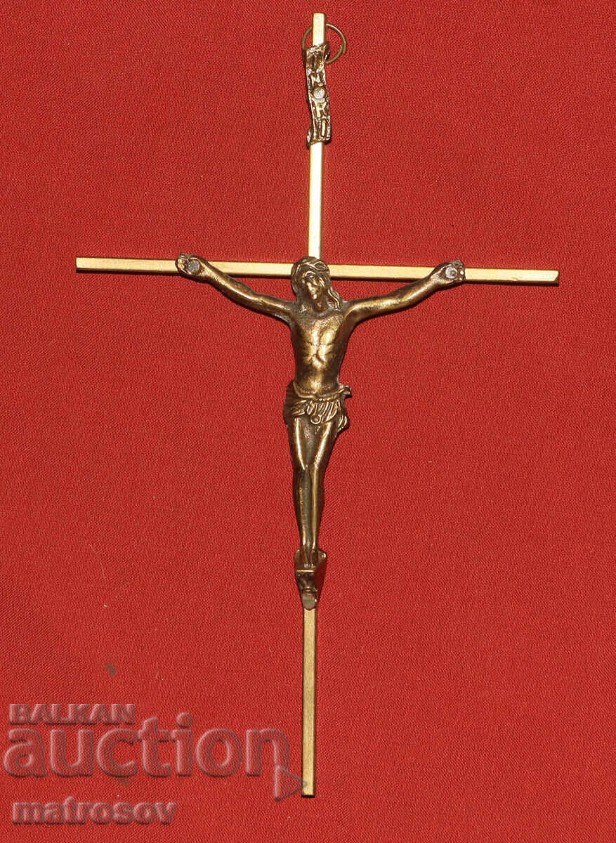Διακοσμητικός ορειχάλκινος σταυρός, εσταυρωμένος - 5