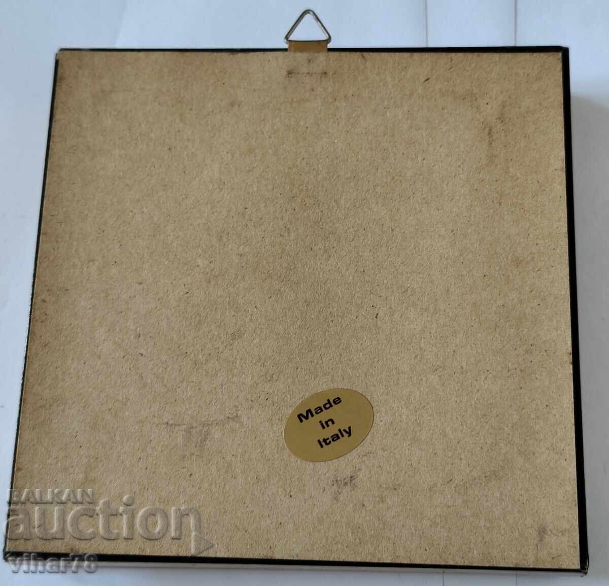 Small picture with a silver plaque - 7