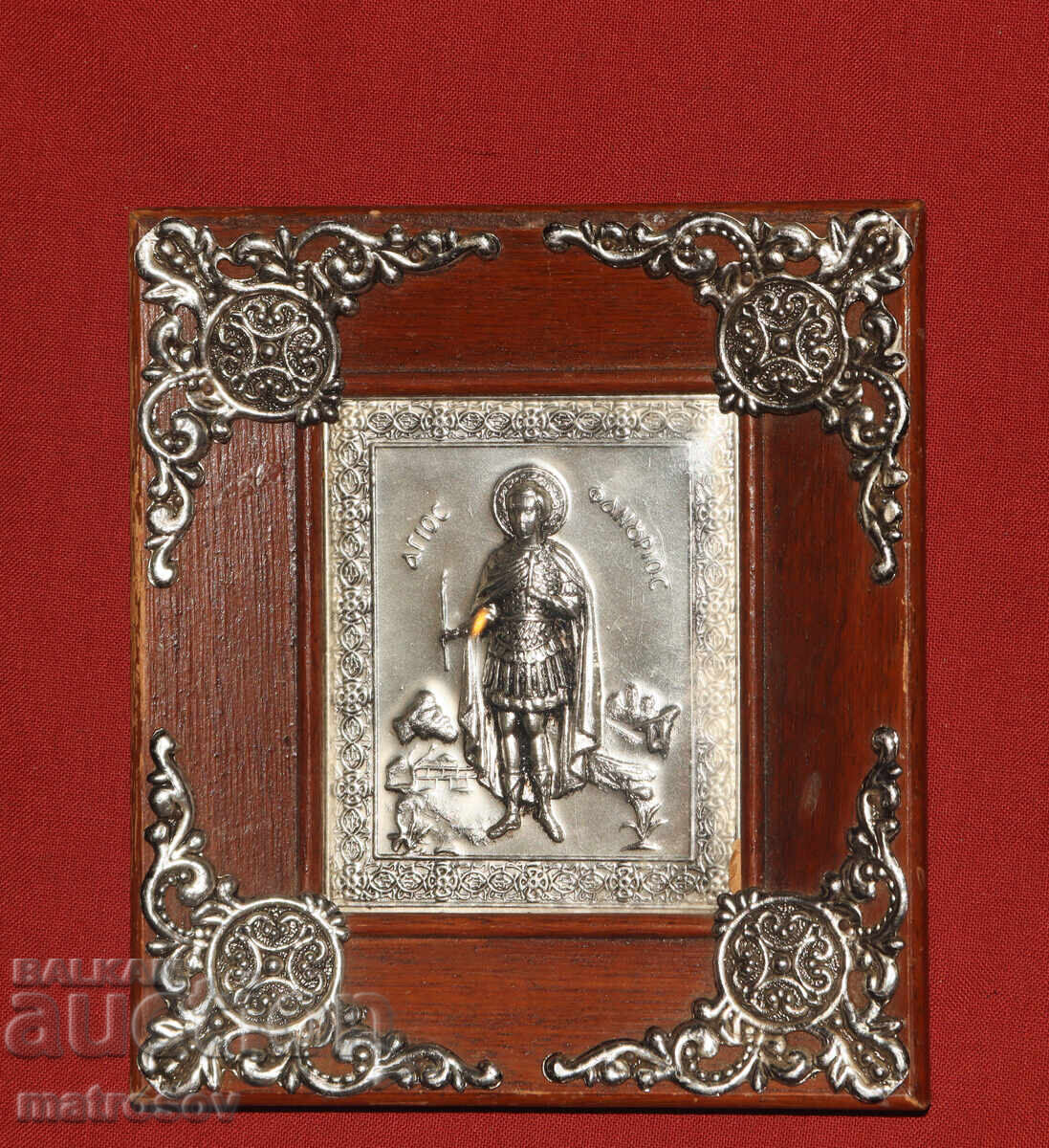 Гръцка метална икона Св. Фанурий с цена 100.00 лв. | € 51.13 Гръцка метална икона Св. Фанурий с цена 100.00 лв. | € 51.13