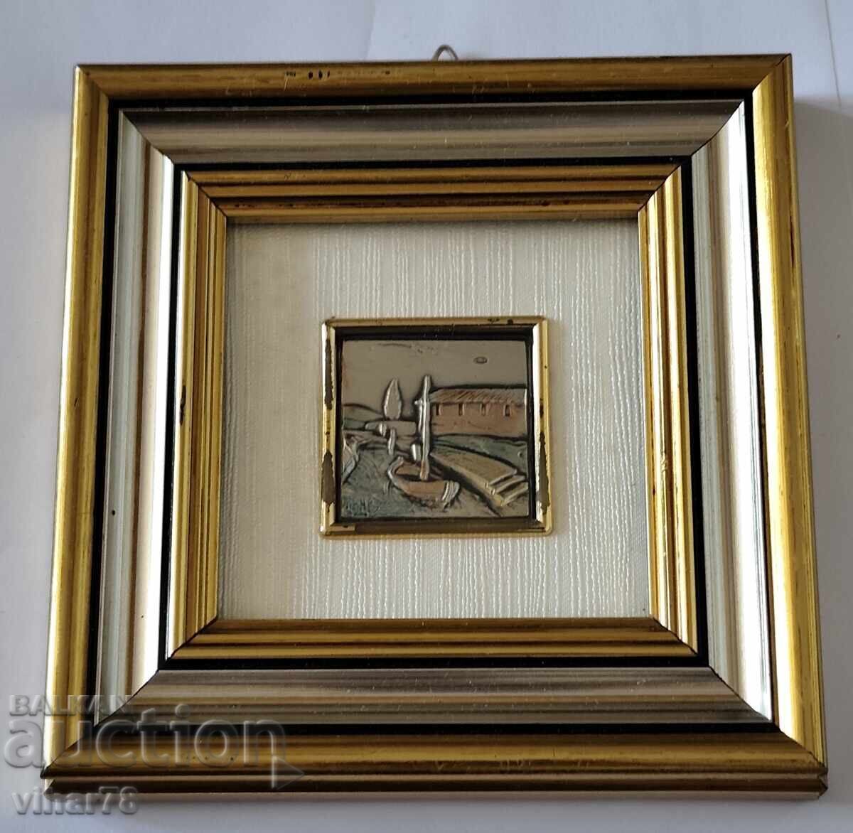 Малка картина със сребърна плочка - 5 Малка картина със сребърна плочка - 5