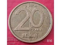 20 φράγκα 1994 - Βέλγιο - Επιγραφή στα ολλανδικά