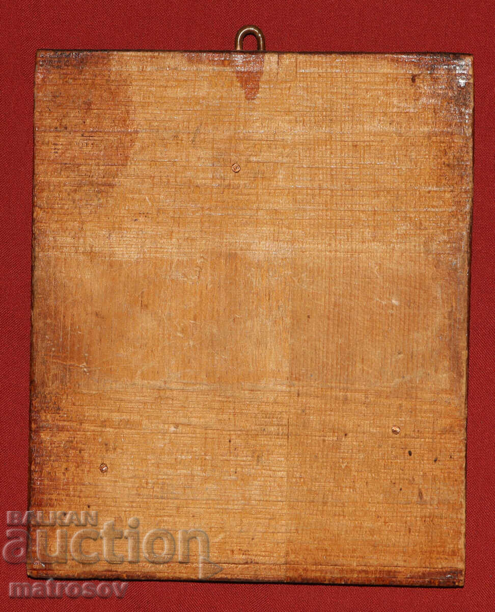 Old copper plaque metalwork female portrait - 5