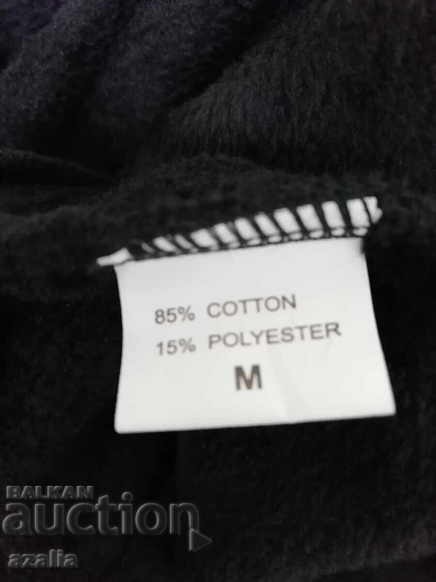 New women's tracksuit, black, with hood, 85% cotton - 5 New women's tracksuit, black, with hood, 85% cotton - 5