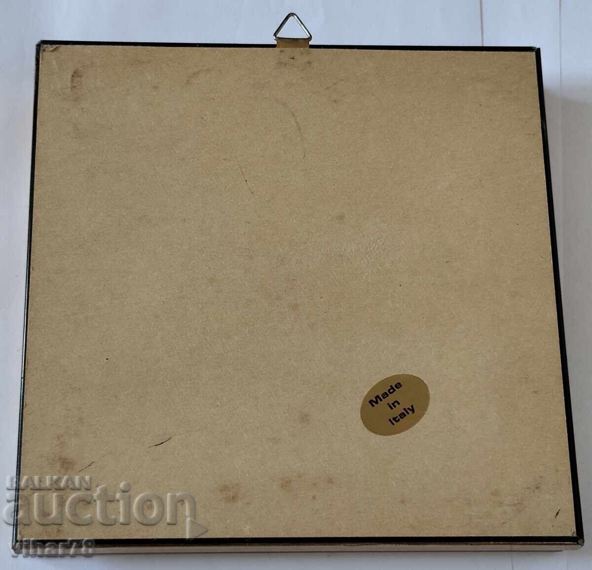 Small picture with a silver plaque - 6