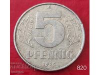 5 Pfennig 1975 - Germany - GDR