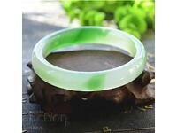 Brățară de damă din jad natural verde deschis