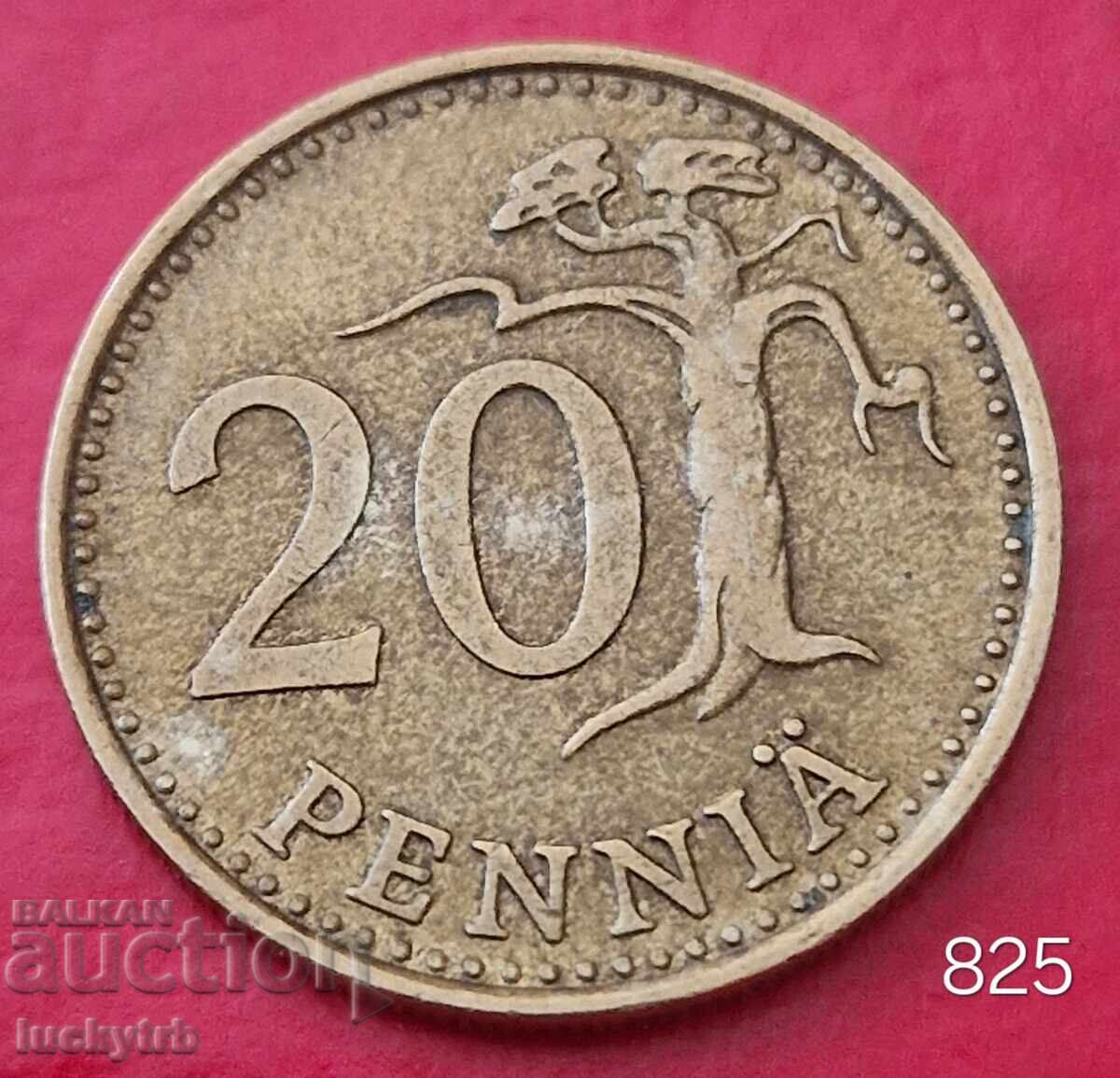 20 penniä 1964 - Finlanda 20 penniä 1964 - Finlanda