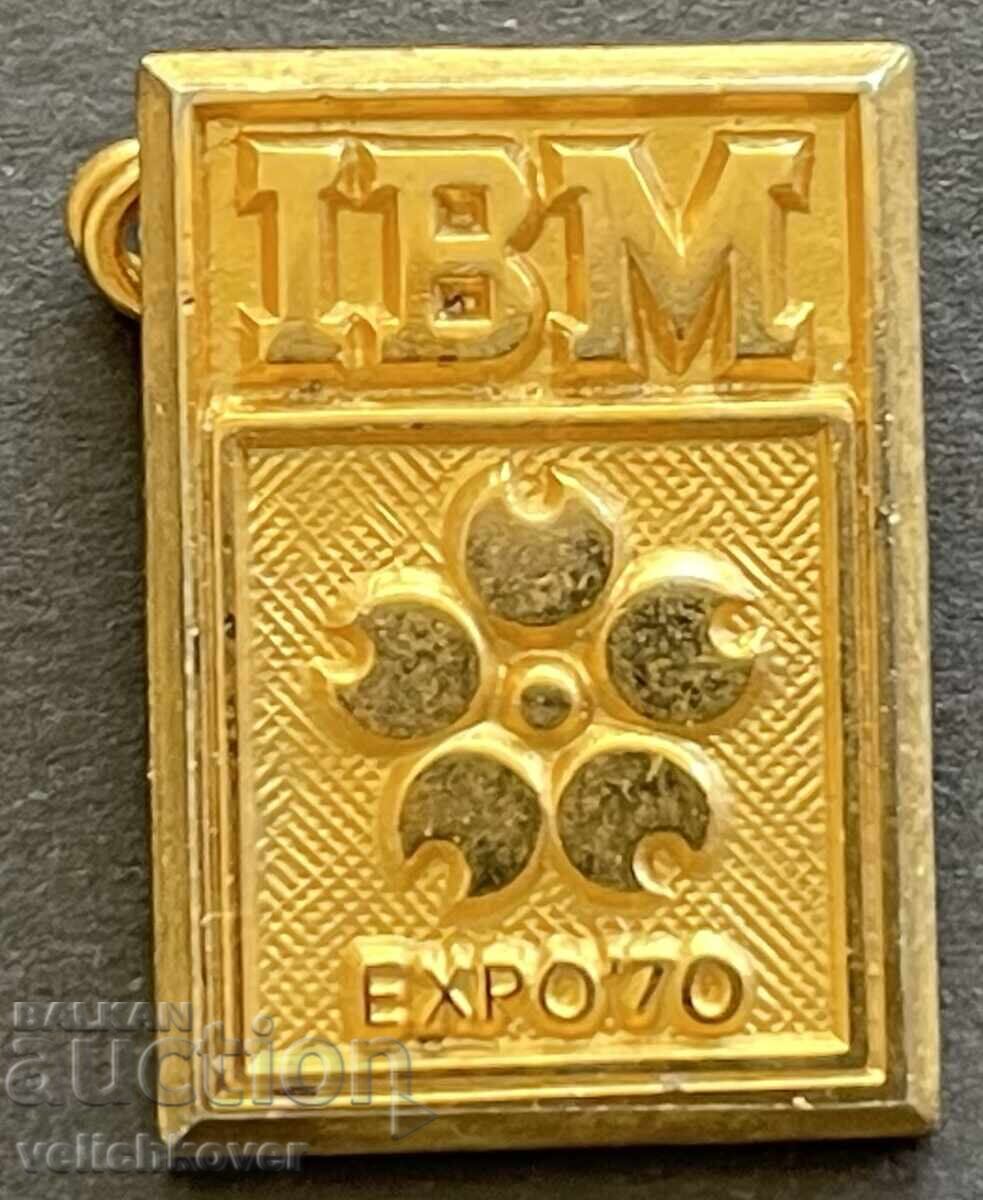 41635 Japan USA sign company IBM for participation in Expo 1970