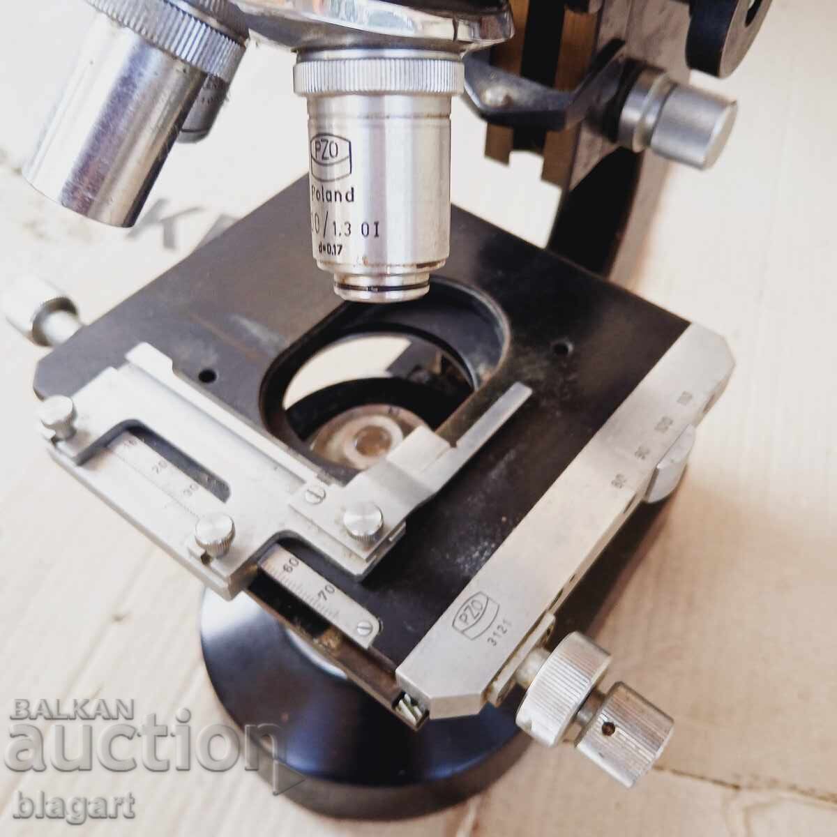 Medical binocular microscope with price 140.00 BGN | € 71.58