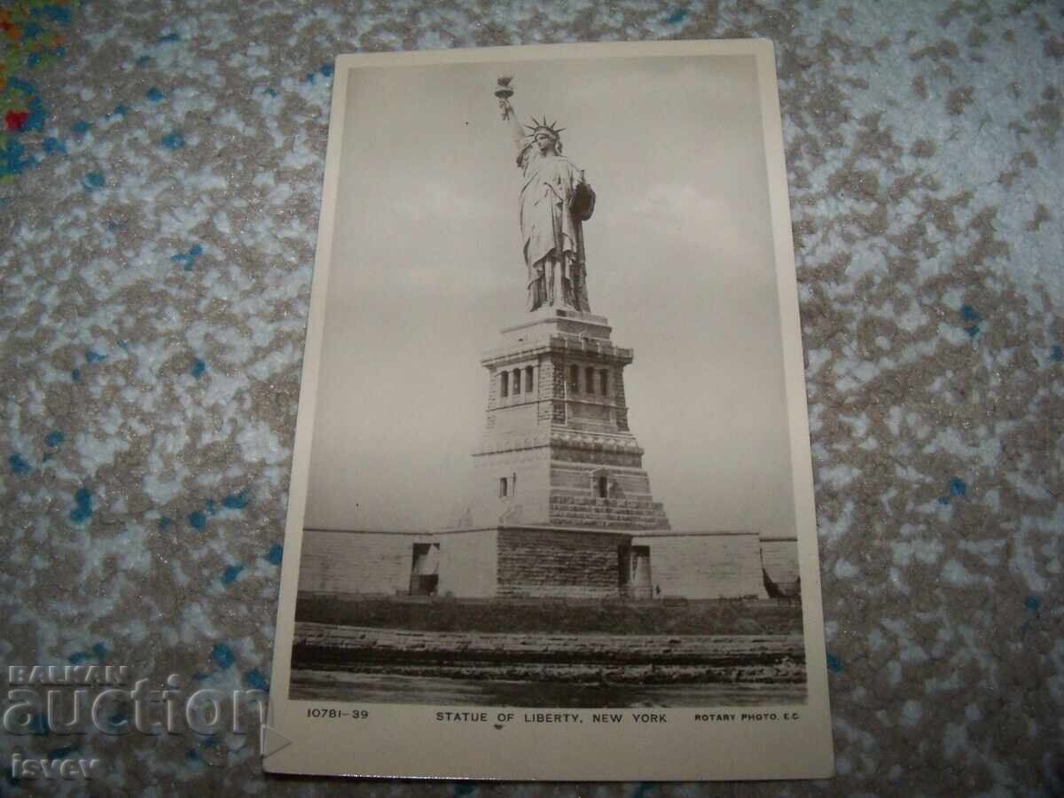 Παράδοση Παλιά ταχυδρομική κάρτα Άγαλμα της Ελευθερίας ΗΠΑ, 1920 Παράδοση Παλιά ταχυδρομική κάρτα Άγαλμα της Ελευθερίας ΗΠΑ, 1920