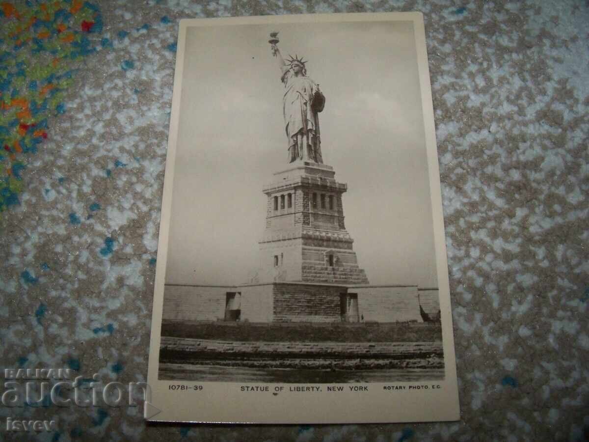 Παλιά ταχυδρομική κάρτα Άγαλμα της Ελευθερίας ΗΠΑ, 1920 Παλιά ταχυδρομική κάρτα Άγαλμα της Ελευθερίας ΗΠΑ, 1920