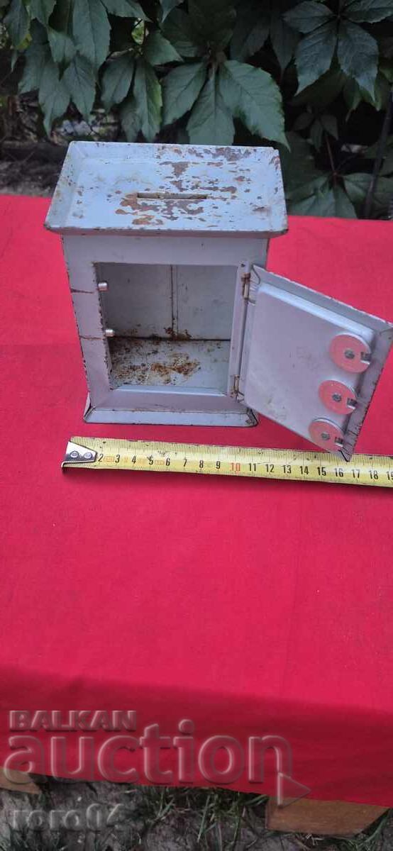 Auction  OLD TIN SOCIALIST PIGGY BANK