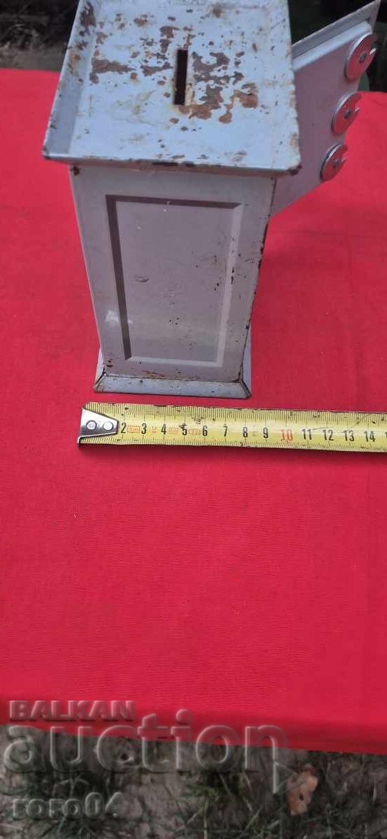 Delivery of OLD TIN SOCIALIST PIGGY BANK