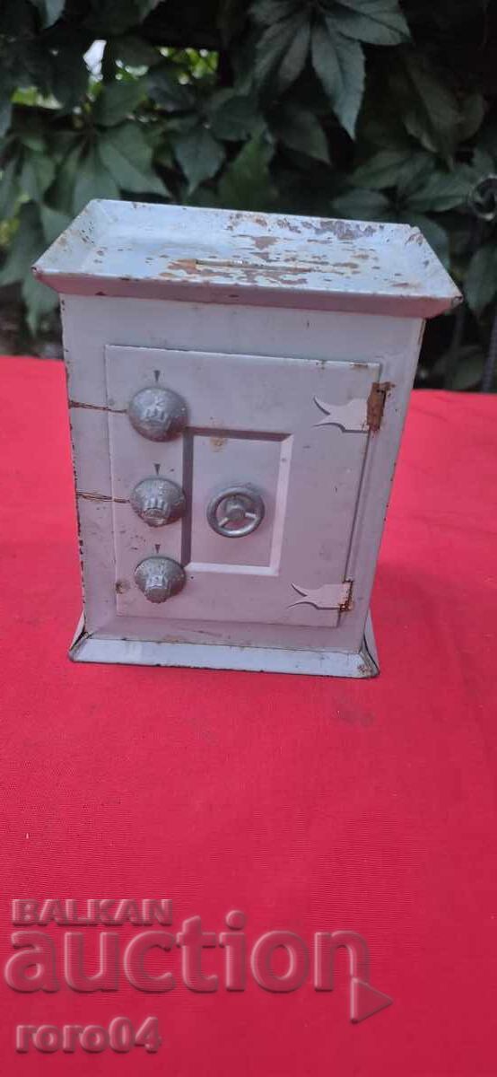 OLD TIN SOCIALIST PIGGY BANK