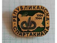 Emblemă - Spartachiada Republicană 1984