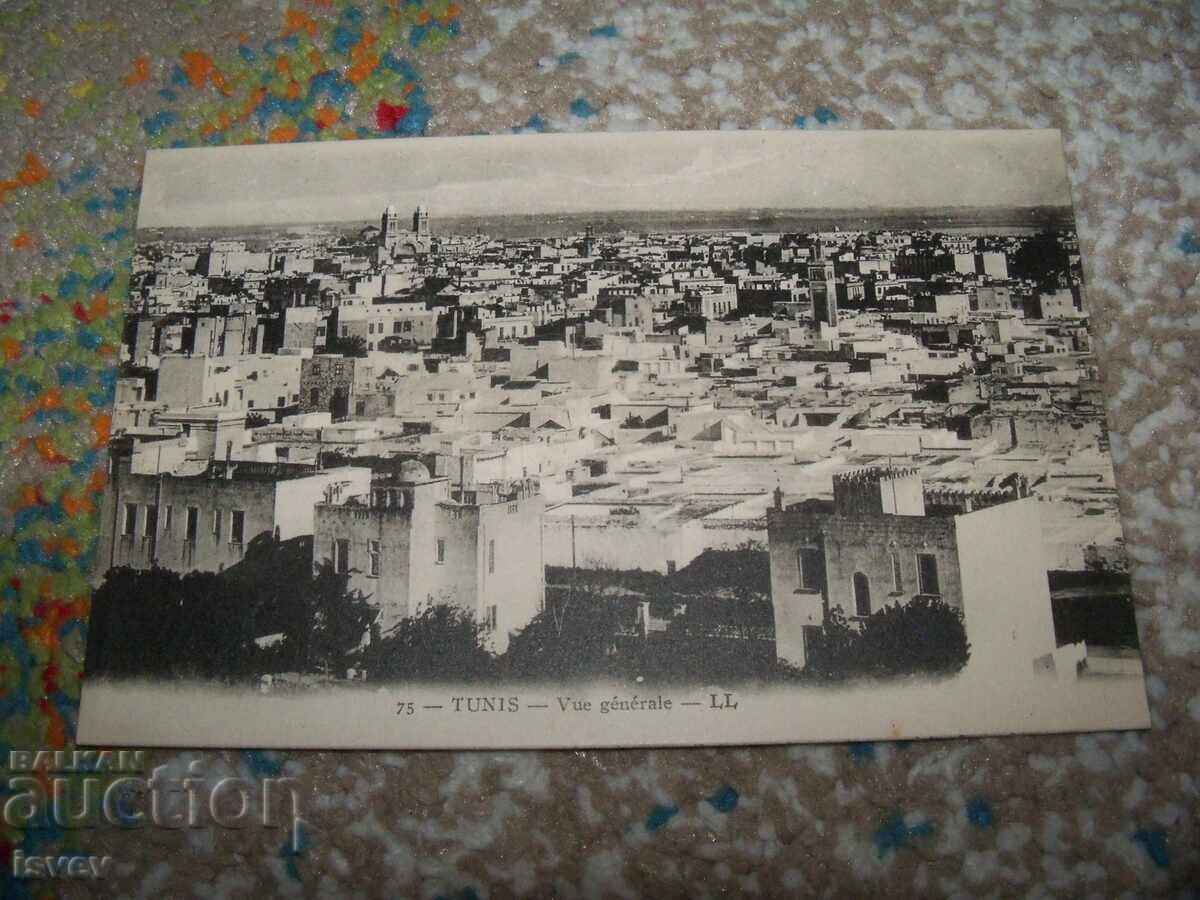 Παλιά ταχυδρομική κάρτα θέα στην πόλη της Τυνησίας 1902