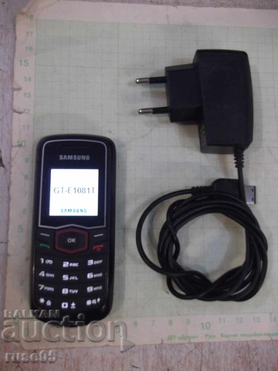 Auction Working GSM "SAMSUNG - GT-E-1081T" Auction Working GSM "SAMSUNG - GT-E-1081T"