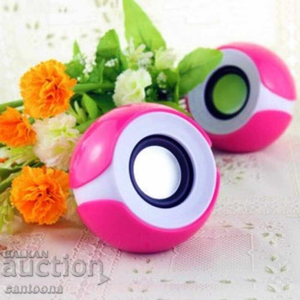 Difuzoare active cu USB - 2 x 3 W - G102 cu preț 8.99 BGN | € 4.60 Difuzoare active cu USB - 2 x 3 W - G102 cu preț 8.99 BGN | € 4.60