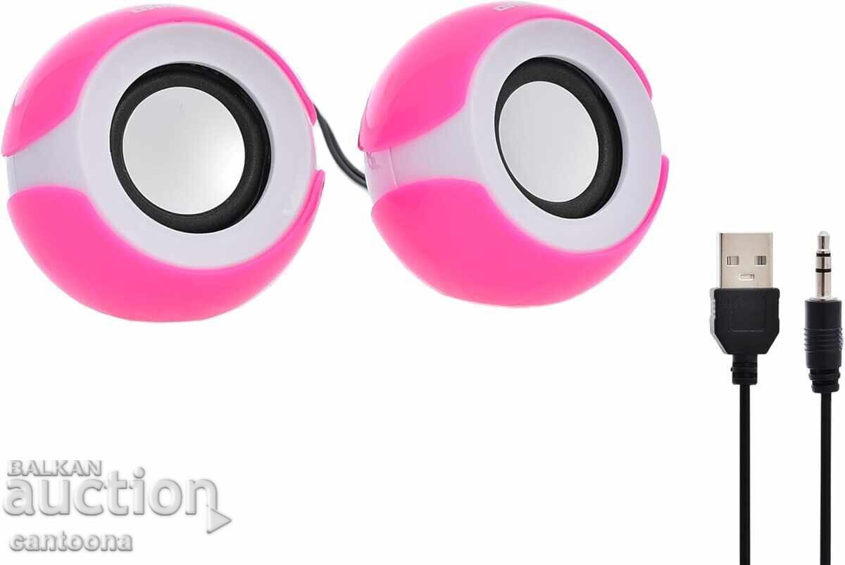 Difuzoare active cu USB - 2 x 3 W - G102 - 6 Difuzoare active cu USB - 2 x 3 W - G102 - 6