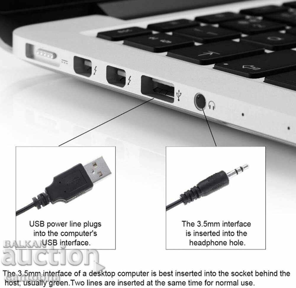 Difuzoare active cu USB - 2 x 3 W - G102 - 7 Difuzoare active cu USB - 2 x 3 W - G102 - 7