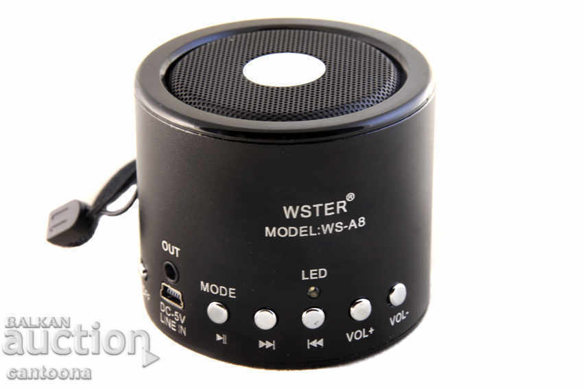 Μίνι ηχείο USB, MP3, FM Radio, USB, micro SD με τιμή 12.99 BGN | € 6.64 Μίνι ηχείο USB, MP3, FM Radio, USB, micro SD με τιμή 12.99 BGN | € 6.64