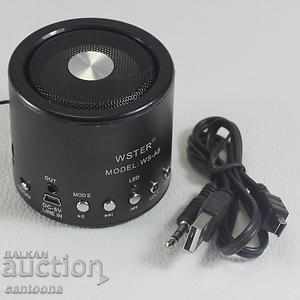 Παράδοση Μίνι ηχείο USB, MP3, FM Radio, USB, micro SD Παράδοση Μίνι ηχείο USB, MP3, FM Radio, USB, micro SD