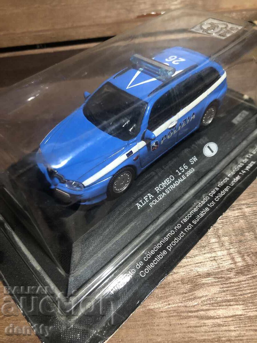 метален модел полицейска кола Alfa Romeo с цена 24.00 лв. | € 12.27