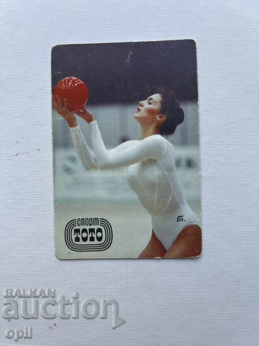 Calendar Sport Toto 1996