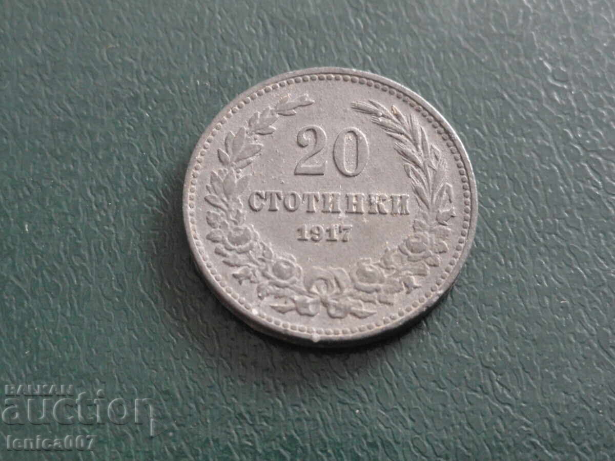 Bulgaria 1917 - 20 Stotinki