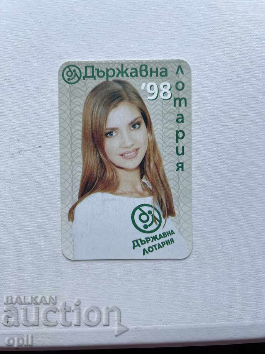 Calendar de Loteria de Stat 1998