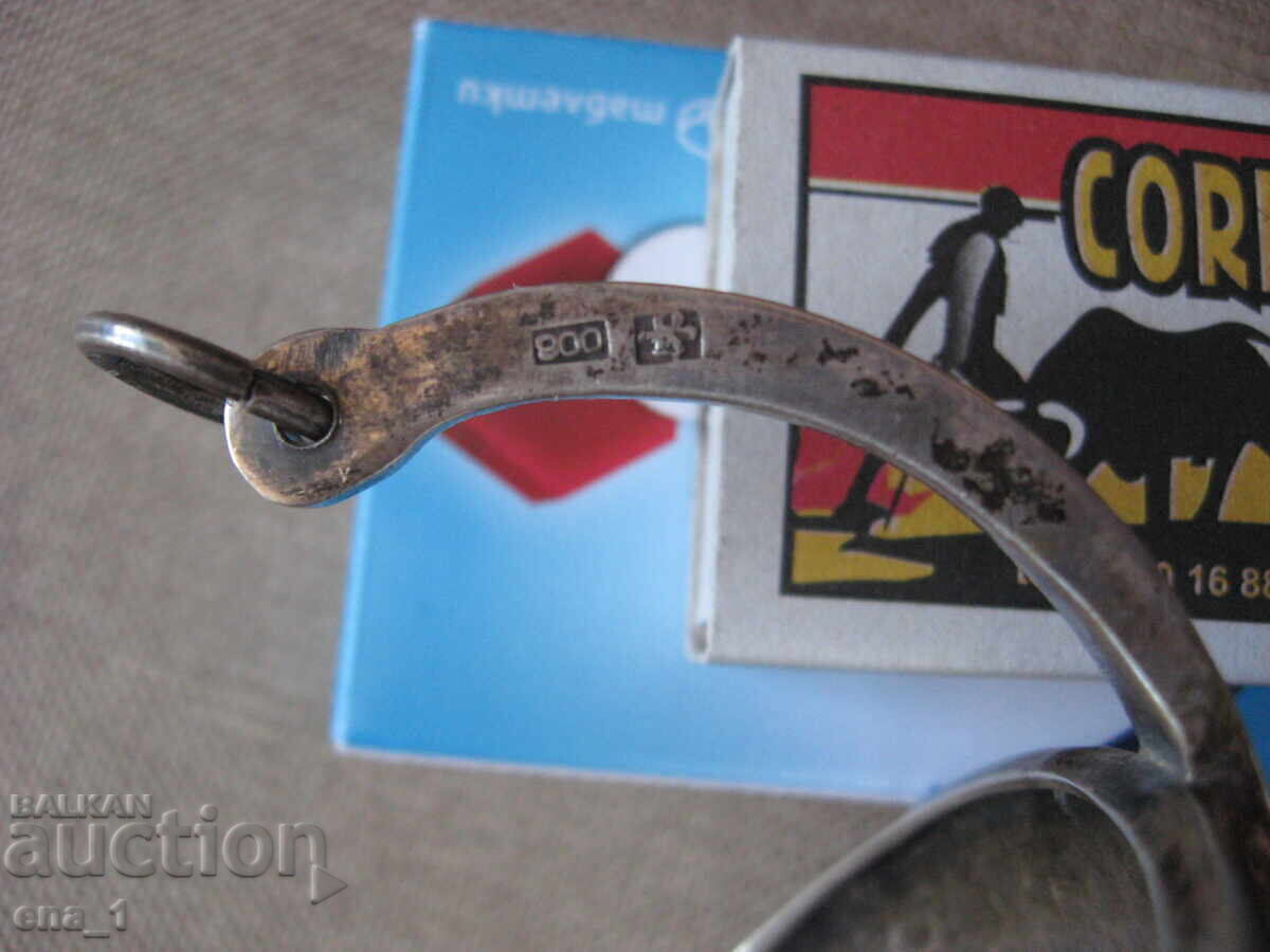 Сребърно гръцко копие на антична миньорска лампа, 900/1000 - 6