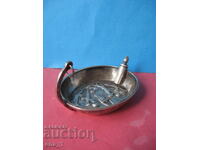 Copie grecească din argint a unei lămpi miniere antice, 900/1000