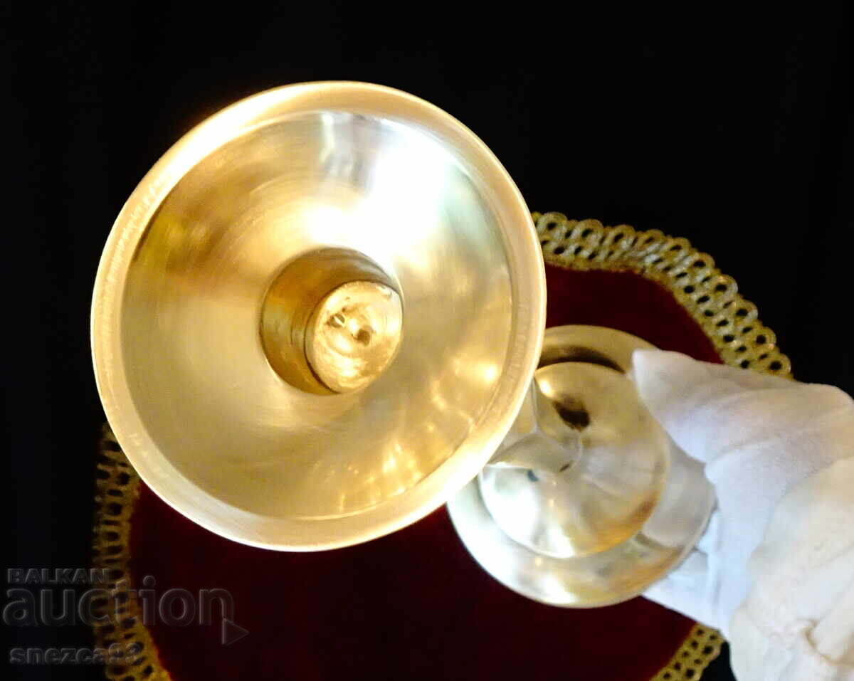 Delivery of Bronze candlestick 26 cm, 500 g