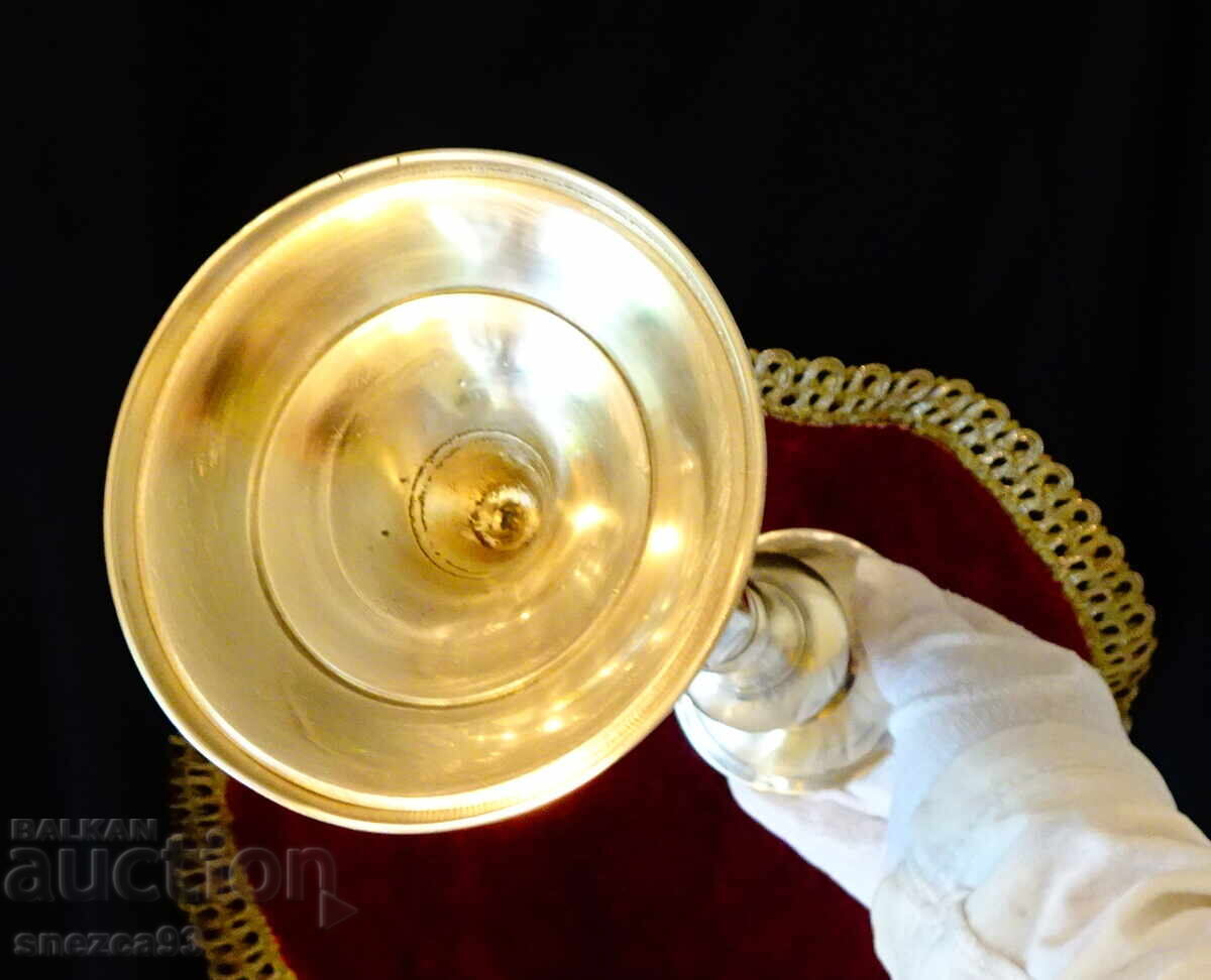 Bronze candlestick 26 cm, 500 g - 6