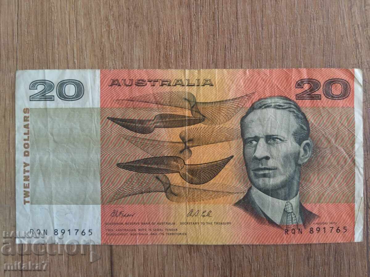 20 dolari 1974-1994, Australia