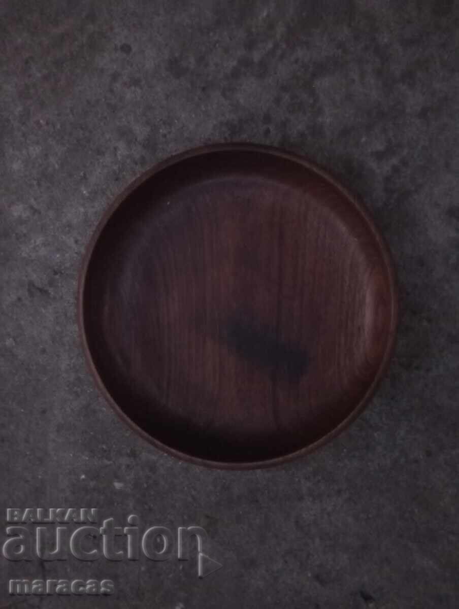 A wooden bowl