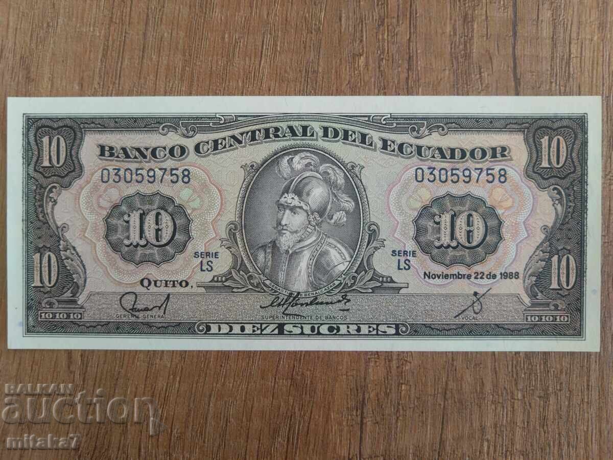10 σουκρέ 1988, Εκουαδόρ