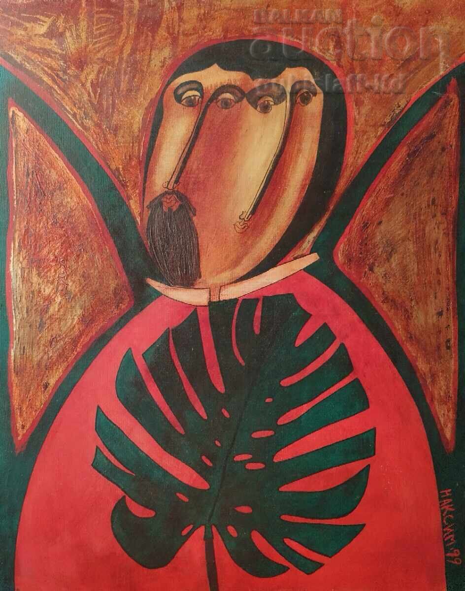 Πίνακας ζωγραφικής, χωρίς όνομα, 1999, ζωγρ. Μαξίμ Μπογιατζίεφ (1954-2012)