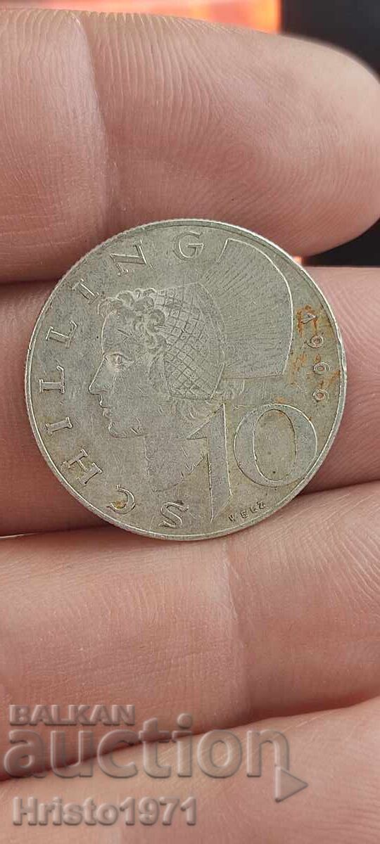 10 σελίνια 1966 10 σελίνια 1966