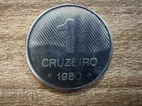 Βραζιλία - 1 κρουζέιρο (1980)