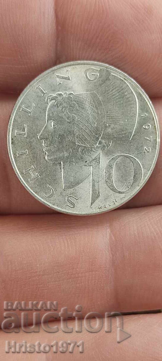 10 șilingi 1972