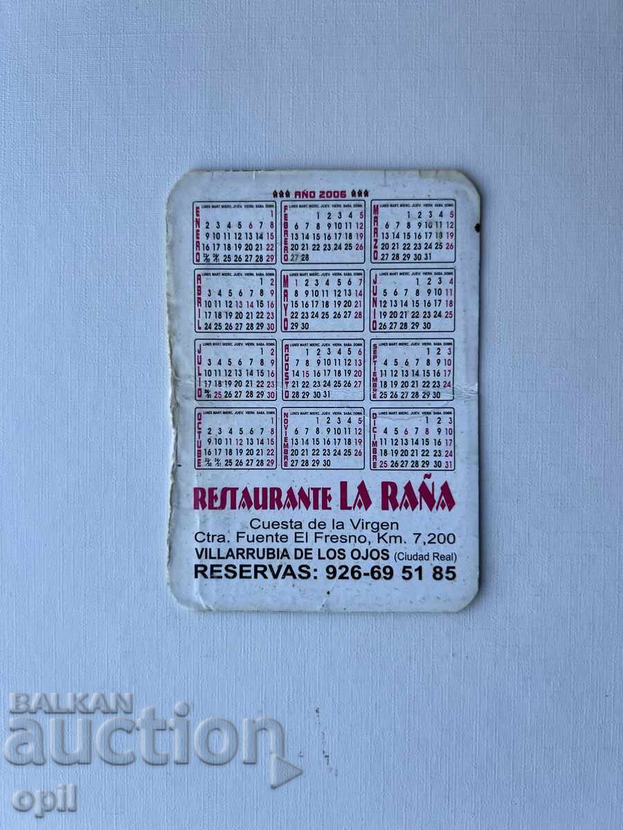 Ημερολόγιο Ισπανίας 2006 με τιμή 0.20 BGN | € 0.10