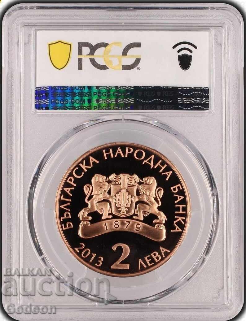 Auction  2 Leva 2013 PCGS PR69DCAM - Apostle Karamitev