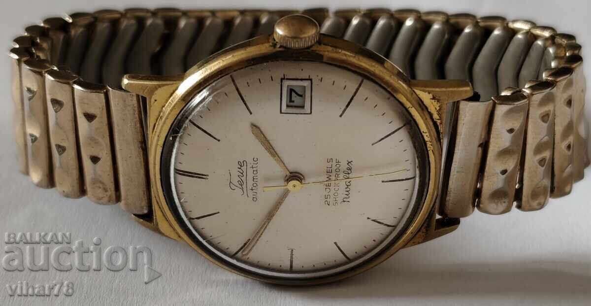 Ceas automat placat cu aur 20 microni